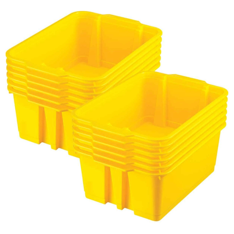 Stacking Classroom Storage Baskets (x12)