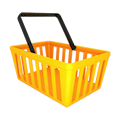 Yellow Basket (icon logo)